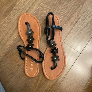 New black sandals